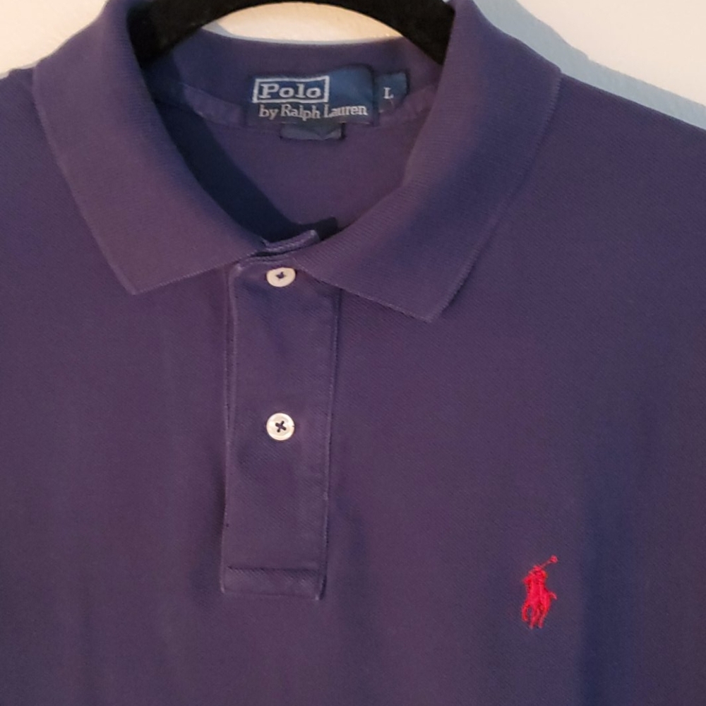 Men's Navy blue Polo size Large - Picture 1 of 4
